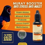 Vitamin Burung / Doping Murai / Vitamin Murai Batu Agar Cepat Gacor 30 ML / Vitamin Murai Batu Lomba / Vitamin Murai Trotolan / Vitamin Murai Batu Trotolan