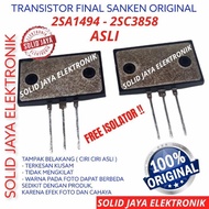 [Expert] TR FINAL SANKEN 2SA1494 2SC3858 TRANSISTOR 1495 3858 ORIGINAL