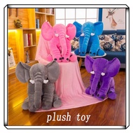 Cute Elephant Plush Pillow Doll Soft Baby Stuffed Toy Cushion Anak Patung Gajah