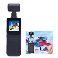 CFTGIW 4K HD WiFi Action Camera 180 Degree Rotating Lens Handheld with LED Light APP for Outdoor Spo