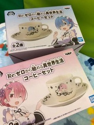 ［一套］Re zero 異世界 雷姆 拉姆 rem ram figure 模型 手辦 女僕 茶杯套裝 mug dish
