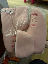 2025 Hello Kitty 聖誕一番賞 2賞 - 粉色室內拖鞋