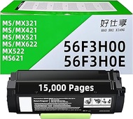 56F3H00 High Yield Toner Cartridge Replacement for Lexmark 56F300E 56F3H0E 56F3X00 56F3U00 for MS321
