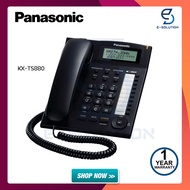 Panasonic โทรศัพท์บ้าน โทรศัพท์มีสาย โทรศัพท์สำนักงาน รุ่น KX-TS880 MX สีขาว สีดำ