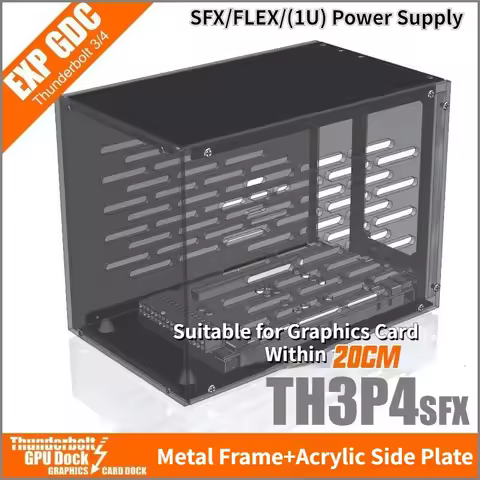 Aluminum Case TH3P4G3 Thunderbolt-3/4 USB4 OcuLink GPU Dock Metal Frame External Graphics Card BOX e
