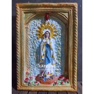 Our lady of Lourdes Frame ( 21/inches)