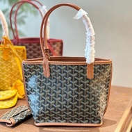 Fashion Lightweight Version Goyard Goyard Goyard Mini Double-Sided Shopping Bag Anjou Mini Bag Tote 