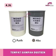 PRABOTMAMA Uncover 4.5 L Monochrome Trash Can - Prabotmama / Dustbin Basket Trash Container