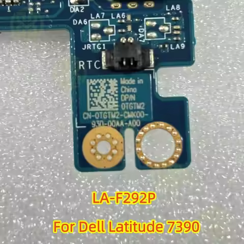 02PK0W 0TGTM2 LA-F292P Motherboard i7 8th Gen 8G/16G RAM For Dell Latitude 7390