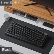 AJAZZ AK820 Pro Three Mode Hot Swap Custom Mechanical Keyboard TFT Screen Gasket Multifunctional Kno