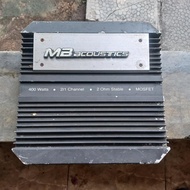 Power builtup audio mobil 2 chanel MB ACOUSTICS original