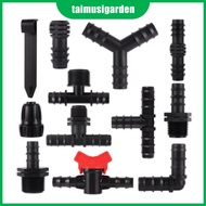 20Pcs Garden Barb Irrigation Hose Connector DN16 Fitting Connector for Irrigation Tube Garden Wateri