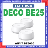 TP-LINK Deco BE25 BE5000 Whole Home Mesh WiFi 7 System Router