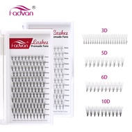 Eyelashes Fadvan Fan Russian Volume Mix 8-14mm Elongation Eyelash Extension Tuff Tuff 3D 5D 6D 7D 8D