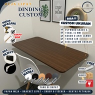 SIKU CUSTOM SIZE TABLE BRACKET FOLDING ELbow TABLE/ WORK TABLE/ LAPTOP TABLE/ ROOM DECORATION TABLE/