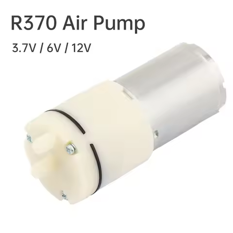 R370 Mini Vacuum Pump Motor 3.7V / 6V /12V Mini Air Pump Air Diaphragm Pump Micro Vacuum Booster Mot