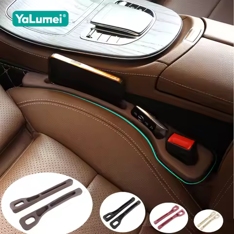 For Xpeng G6 P7 P7i X9 G3 G3i G9 P5 X2 N5 F30 H93 2PCS Universal Car Seat Leak Proof Strips Cover Ga