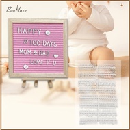 Felt Letter Board Rustic Changeable Sign Board with Letters Numbers & Symbols for Restaurant Birthda
