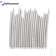 REFINEMENT 20pcs Guitar Fret Wire​, ​Chrome 2.0mm Width​ ​Fretwire Set​, Durable ​Copper ​Luthier To