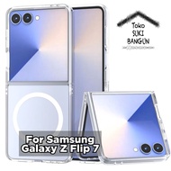 Samsung Galaxy Z Flip7 Flip 7 CLEAR TRANSPARENT Cover Casing Pouch Protector ZFL7-003