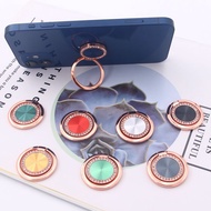 Penyangga meja telefon bimbit dengan pemegang cincin logam, penyangga gajet serbaguna mudah alih den