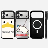 Magnetic Sick Duck Shockproof Mirror Hard Phone Case For iPhone 17 Pro Max 17 Air 16 Plus 15 14 13 1