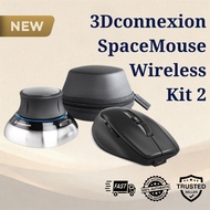 3Dconnexion SpaceMouse Wireless Kit 2 3DX-700136 CAD Bundle SpaceMouse Wireless CadMouse Compact Wir