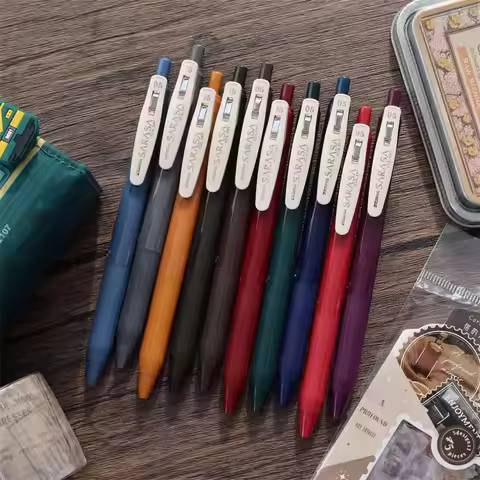 1pcs ZEBRA Gel Pen JJ15 SARASA Retro Series 0.5mm Writing Smooth Press Color Ballpoint Pen School Of