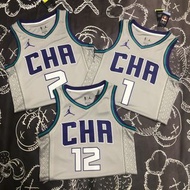 19賽季 Hornets jersey #1 #2 Ball #12 Oubre Jr.波衫 球衣 籃球衫