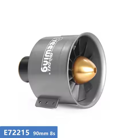 Freewing E72215 90MM EDF 12-Blade Ducted Fan with 8S Inrunnner Brushless Motor Power System For RC M