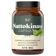 Complete Natural Products Nattokinase Capsules - 100 Count 570Mg 6000Fu'S, Support Healthy Circulati