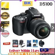 Nikon D5100 18-55mm kit DSLR Camera (1 Year Malaysia Warranty) .