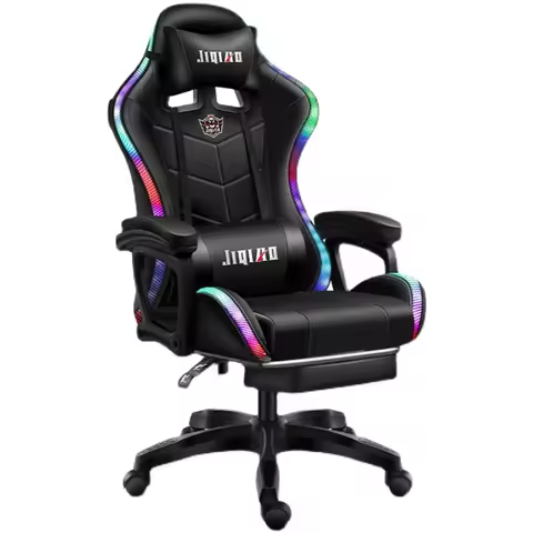 High quality gaming chair RGB light office chair gamer computer Ergonomic swivel chair Massage Recli