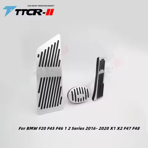 For BMW F20 F45 F46 1 2 Series 2016- 2020 X1 X2 F47 F48 Accessories AT Pedals Fuel Gas Pedal Car Bra