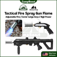 CampBoost SHINETRIP Tactical Fire Spray Gun Flame Lighter Butane Gas Gun Fire Starter Camping Lighte
