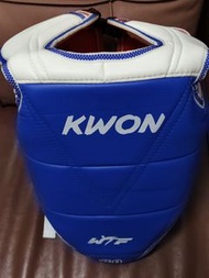 KWON 跆拳道護甲 WTF 藍色