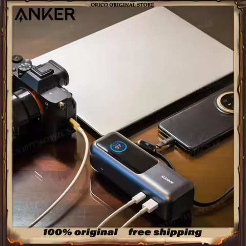 Anker Zolo 165W Max Power Bank 25000mAh High Capacity Cables Fast Charge Mobile Phone Power Bank Ank