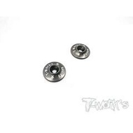Tworks TO-004G 1/8 ALUMINUM WING WASHER 2 PCS. GREY