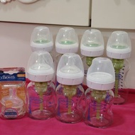 Dr. Brown's 玻璃奶瓶 Dr. Brown's 多功能寬口奶瓶 150ML 270ML / 5oz 9oz bb formula milk bottle feeding nipple pac