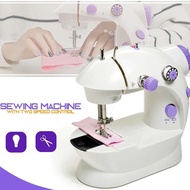 Portable Sewing Machine Mini Sewing Machines for Beginner 2-Speed Double Thread Handheld Sewing Embr