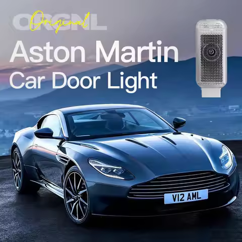 For Aston Martin Car Door Welcome Light Courtesy LED Icon For DB9 DB11 DBX DB10 DBS V8 Vantage Rapid