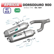 DORSODURO900 EXHAUST FOR APRILIA DORSODURO 900 EXHAUST MOTORCYCLE HIGH PERFORMANCE STAINLESS STEEL MUFFLER ESCAPE EXHAUS