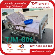 GIƯỜNG BỆNH NHÂN TÁCH XE LĂN TAY QUAY TJM-G06 - Hỗ trợ người bệnh người già có bô vệ sinh an toàn nâ