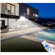 Solar High bright LED Flood Light 60W- 100W Outdoor Spotlight Pendant Light Solar Bulb with Remote C