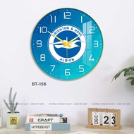 Brighton &amp; Hove Albion Premium UV Printed Round Clock