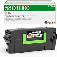 58D1U00 Black Ultra High Yield Toner Cartridge Replacement for Lexmark 58D1U00 Toner Compatible with