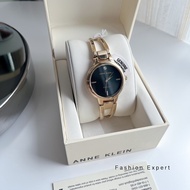 ✨ของแท้100%✨ นาฬิกาข้อมือ สีทอง Anne Klein Women's AK/2626RGRG Diamond-Accented Dial Gold-Tone Open Bangle Watch