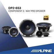 Alpine original malaysia set DP2-653 / DP-653 / DP2 / DP series 3way car speakers