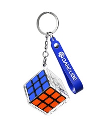 พวงกุญแจรูบิก ขนาดเล็กมินิ GAN 328 Mosaic Cube Creative Key Ring 3X3 Speed Cube พวงกุญแจ Gan Mini Cube ของเล่น Gift ของขวัญ