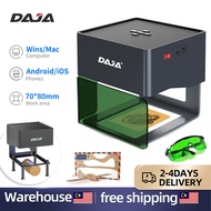 DAJA DJ6 Portable Laser Engraver Machine Automatic Cutting & Printing for Printed-Metal, Acrylic, Le